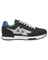 Sneaker Sun 68 Uomo Footwear Niki Solid Nylon Leather Nero