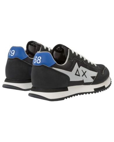 Sneaker Sun 68 Uomo Footwear Niki Solid Nylon Leather Nero