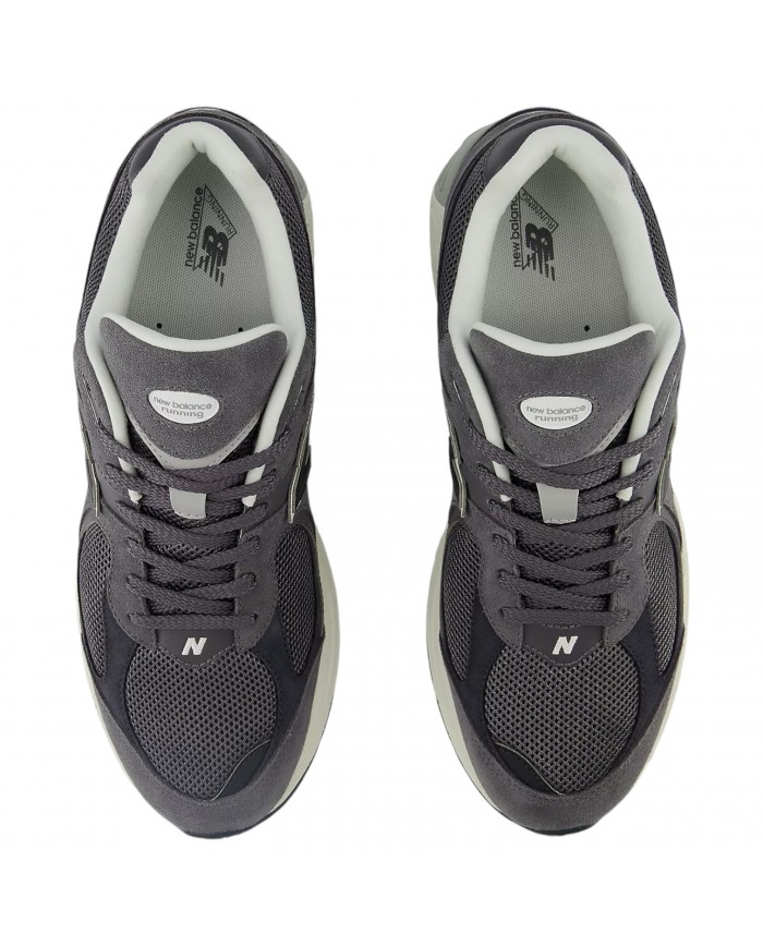 Sneaker Uomo New Balance 2002 Suede Mesh Dark Grey