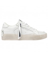 Sneaker Donna Crime London Sk8 Deluxe Vanilla White Leather White