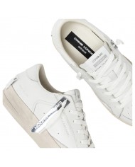 Sneaker Donna Crime London Sk8 Deluxe Vanilla White Leather White
