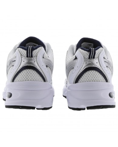 Sneakers Donna New Balance 530 Mesh Leather White Grey Blue