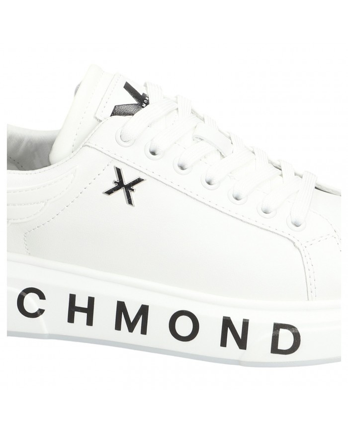 Sneaker John Richmond Donna 22303 Leather White / Black / White