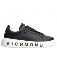Sneaker Donna John Richmond 22303 Action Leather X Logo Leather Black