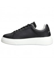 Sneaker Donna John Richmond 22303 Action Leather X Logo Leather Black