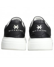 Sneaker Donna John Richmond 22303 Action Leather X Logo Leather Black