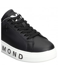 Sneaker Donna John Richmond 22303 Action Leather X Logo Leather Black