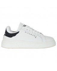 Sneaker Donna John Richmond 20107 Action Leather Logata Leather White Black