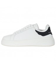 Sneaker Donna John Richmond 20107 Action Leather Logata Leather White Black