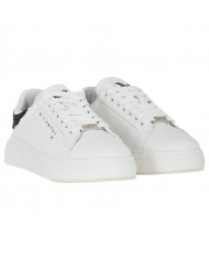 Sneaker Donna John Richmond 20107 Action Leather Logata Leather White Black
