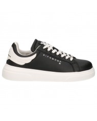 Sneaker Donna John Richmond 20107 Action Leather Logata Leather Black Copia