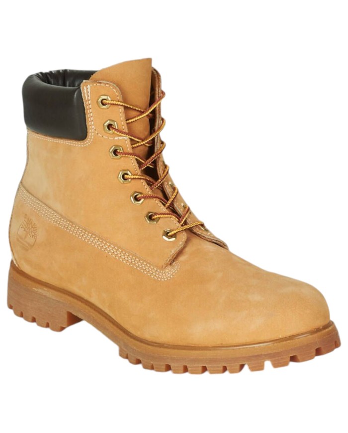 Stivaletto Uomo Timberland Premium 6 In Lace Waterproof Wheat Camel
