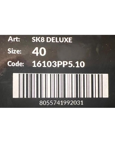 Sneaker Uomo Crime London Sk8 Deluxe All White Leather White