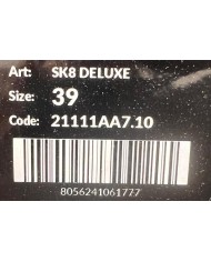 Sneaker Donna Crime London Sk8 Deluxe Vanilla White Leather White