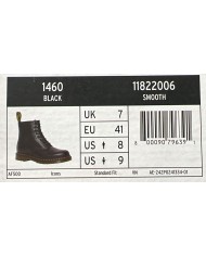 Anfibio Uomo Unisex Donna Dr Martens 1460 Stivaletto Icons Air Wair Smooth Liscio Nero Copia