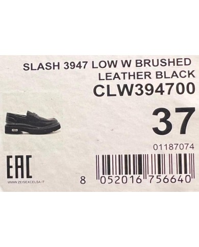 Mocassino Donna Cult Slash 3947 Low W Brushed Leather Black