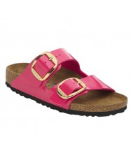 Sandalo Donna Birkenstock Arizona Big Buckle Patent Fuchsia Fusion