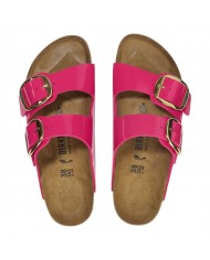 Sandalo Donna Birkenstock Arizona Big Buckle Patent Fuchsia Fusion