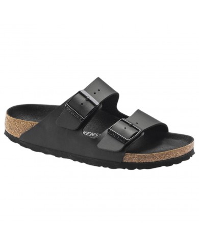Sandalo Donna Birkenstock Unisex Uomo Arizona BS Triple Black Lather Black
