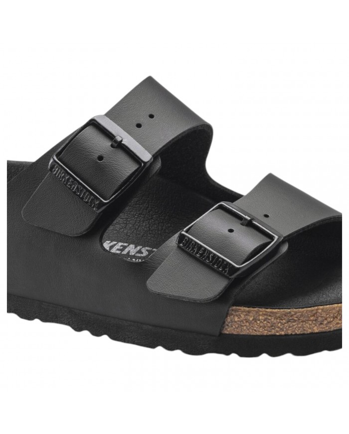 Sandalo Donna Birkenstock Unisex Uomo Arizona BS Triple Black Lather Black