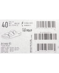 Sandalo Uomo Birkenstock Unisex Donna Arizona BS Triple Black Lather Black