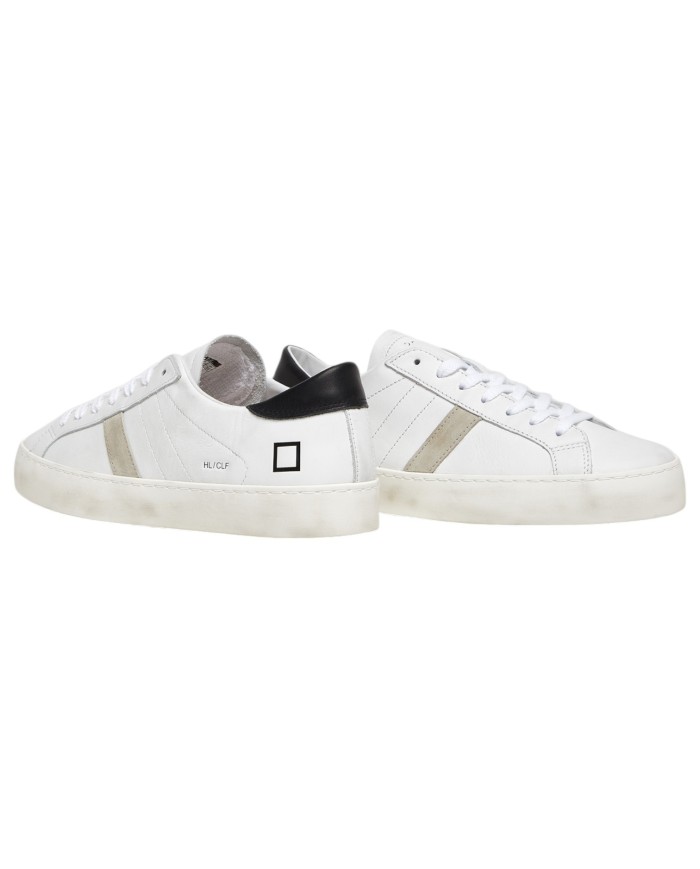 Sneaker Uomo Date Hill Low Calf Leather White Black