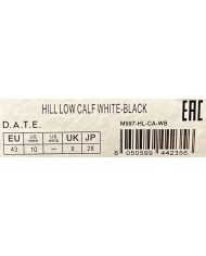 Sneaker Uomo Date Hill Low Calf Leather White Black