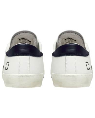 Sneaker Uomo Date Hill Low Calf Leather White Blue