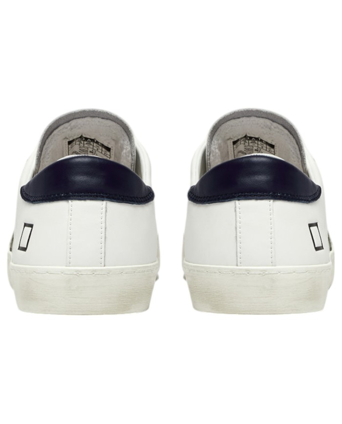 Sneaker Uomo Date Hill Low Calf Leather White Blue