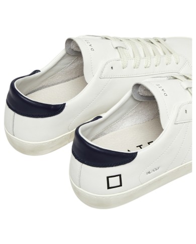 Sneaker Uomo Date Hill Low Calf Leather White Blue