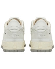 Sneaker Uomo Date Torneo Vintage Calf Leather White