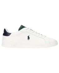 Sneaker Uomo Polo Ralph Lauren Heritage Court II SK LTL Leathe White Green
