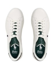 Sneaker Uomo Polo Ralph Lauren Heritage Court II SK LTL Leathe White Green