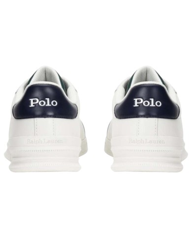 Sneaker Uomo Polo Ralph Lauren Heritage Court II SK LTL Leathe White Green