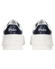 Sneaker Uomo Polo Ralph Lauren Heritage Court II SK LTL Leathe White Green