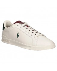 Sneaker Uomo Polo Ralph Lauren Heritage Court II SK LTL Leather White Multi