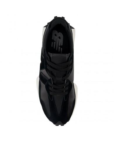 Sneaker Uomo Unisex Donna New Balance 327 Lifestyle Suede Leather Textile Black