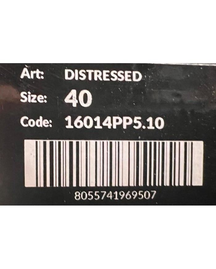 Sneaker Uomo Crime London Distressed White Leather White