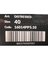 Sneaker Uomo Crime London Distressed White Leather White