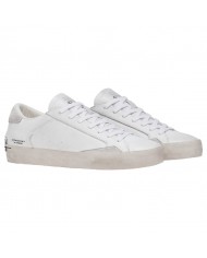 Sneaker Uomo Crime London Distressed White Leather White