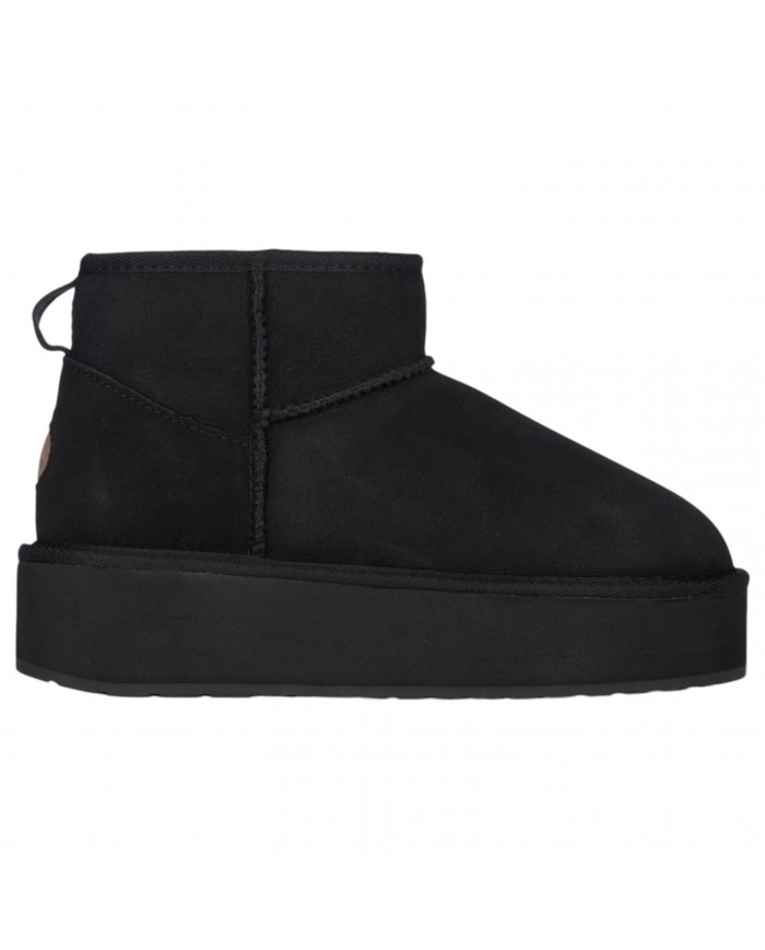 Stivale Donna Emu Australia Stinger Micro Flattform Ultra Mini Montone Black