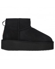 Stivale Donna Emu Australia Stinger Micro Flattform Ultra Mini Montone Black