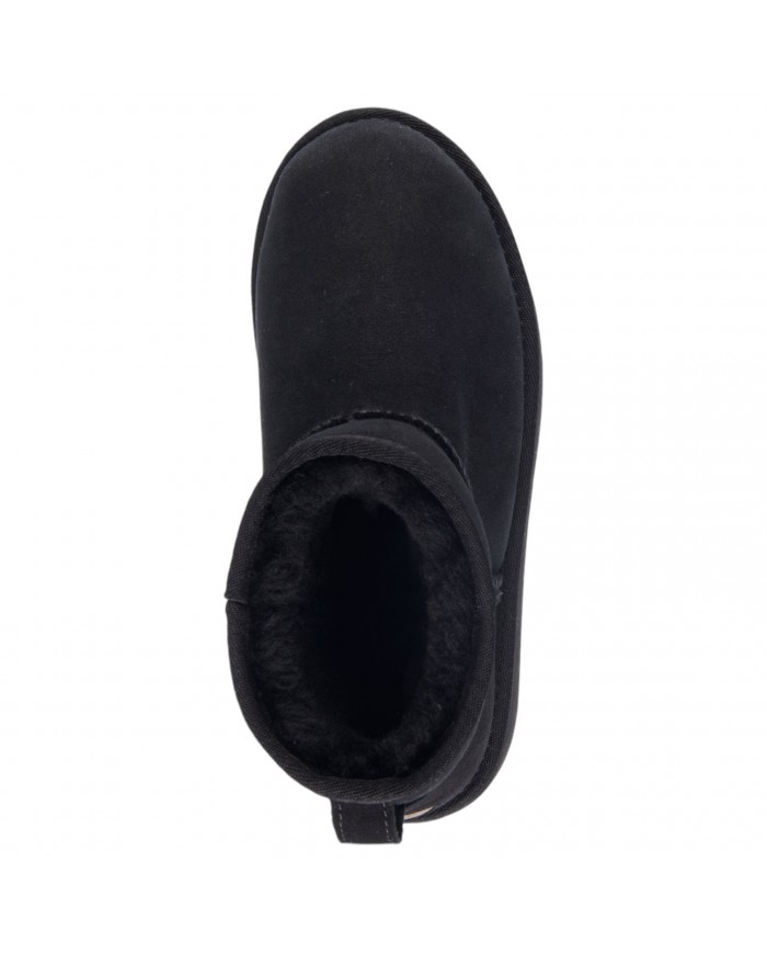 Stivale Donna Emu Australia Stinger Micro Flattform Ultra Mini Montone Black