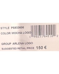 Borsa A Mano Donna Guess Arlena Tracolla Micro 4G Logo Peony Leather Mocha