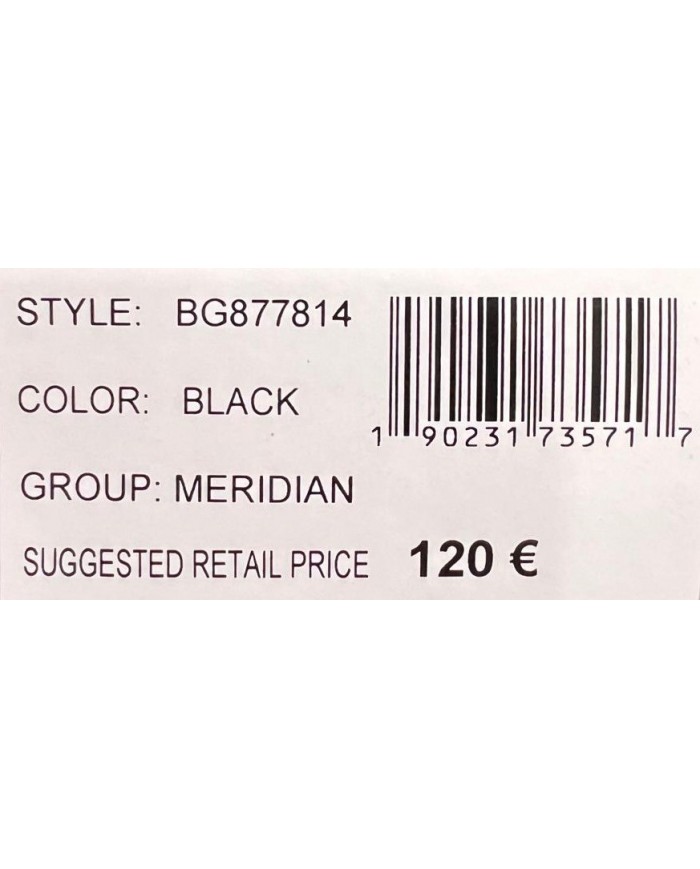 Tracolla Donna Guess Meridian Triangle Logo Leather Black