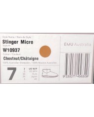 Stivale Donna Emu Australia Stinger Micro Ultra Mini  Montone Chestnut