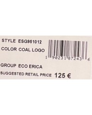 Borsa A Spalla Donna Guess Eco Erica Tracolla 4G Logo Leather Coal