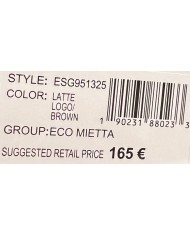 Shopper Donna Guess Eco Mietta G Logo Leather Latte