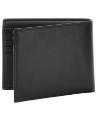 Portafoglio Uomo Guess New Boston Portacarte Leather Black