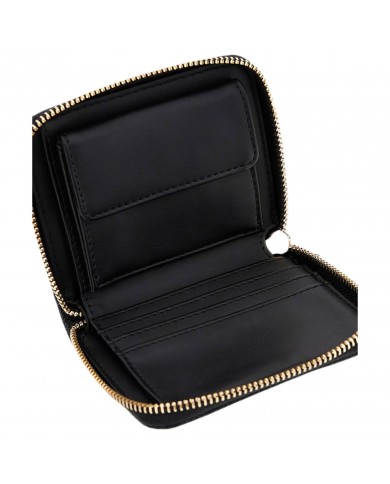 Portafoglio Guess Donna Laurel Mini Saffiano Leather Black